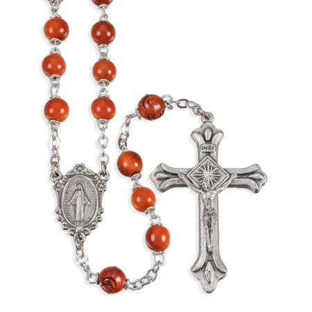 Olive Round Wood Rosary
