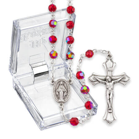Birthstone January Rosary Garnet 6MM