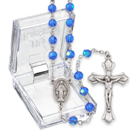 Birthstone September Rosary Sapphire 6mm