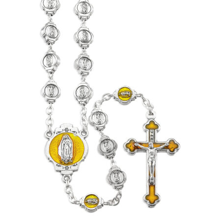 8mm Our Lady of Guadalupe Bead Rosary