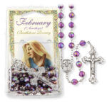 February-Amethyst Birthstone Rosary