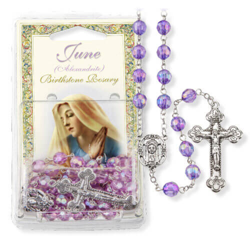 June-Alexandrite Birthstone Rosary