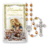 November-Topaz Birthstone Rosary