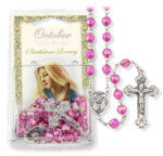 October-Rose Quartz Birthstone Rosary