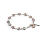 8" Rosary Bracelet w/ Divine Mercy Beads Quantity of 10
