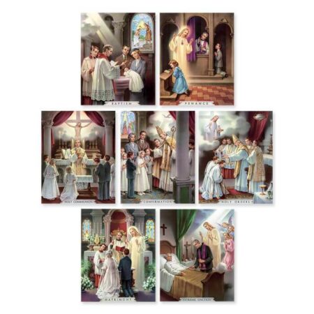 8" x 10" The Seven Sacraments Poster