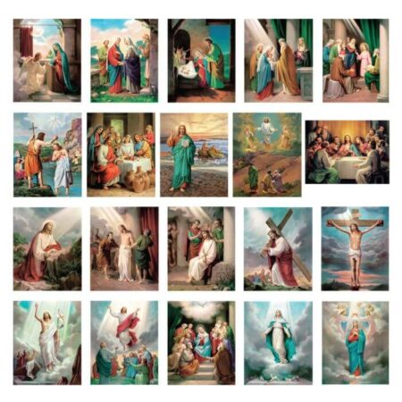 8" x 10" Mysteries of the Rosary Poster